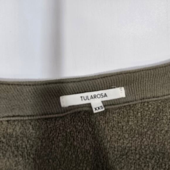 Tularosa Belted Cardigan in Olive Green XXS - Picture 5 of 12